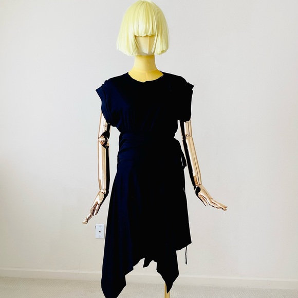 Isabel Marant Dresses & Skirts - Isabel Marant Loko Black Asymmetrical T shirt Dress SZ 6/38